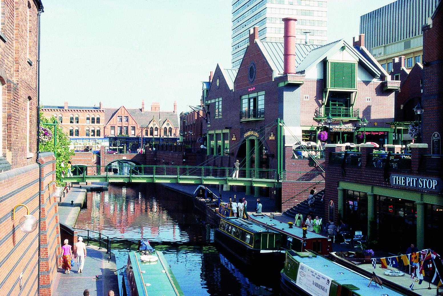 Brindley Place is a new watering hole
