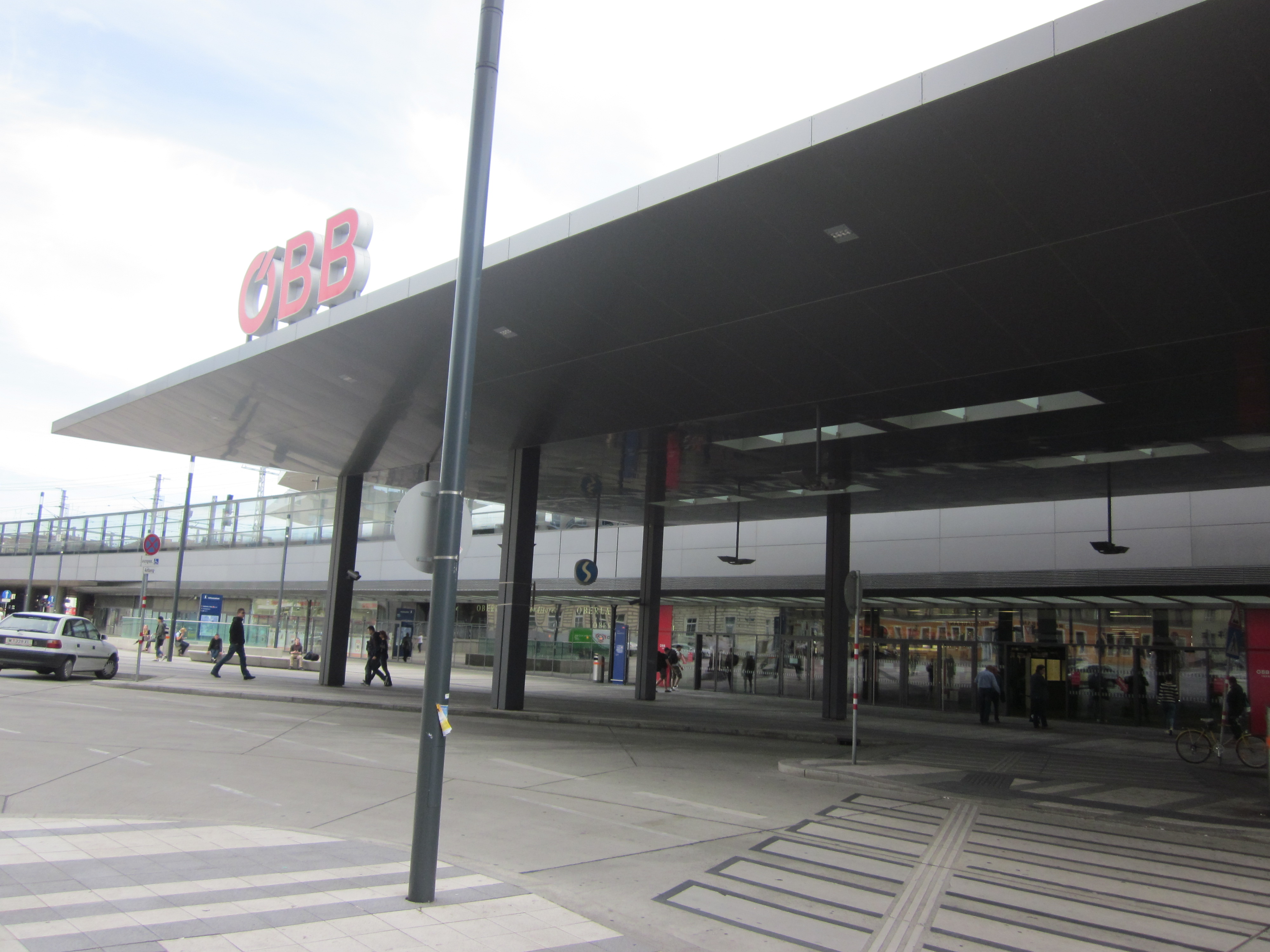 Vienna's new railway station