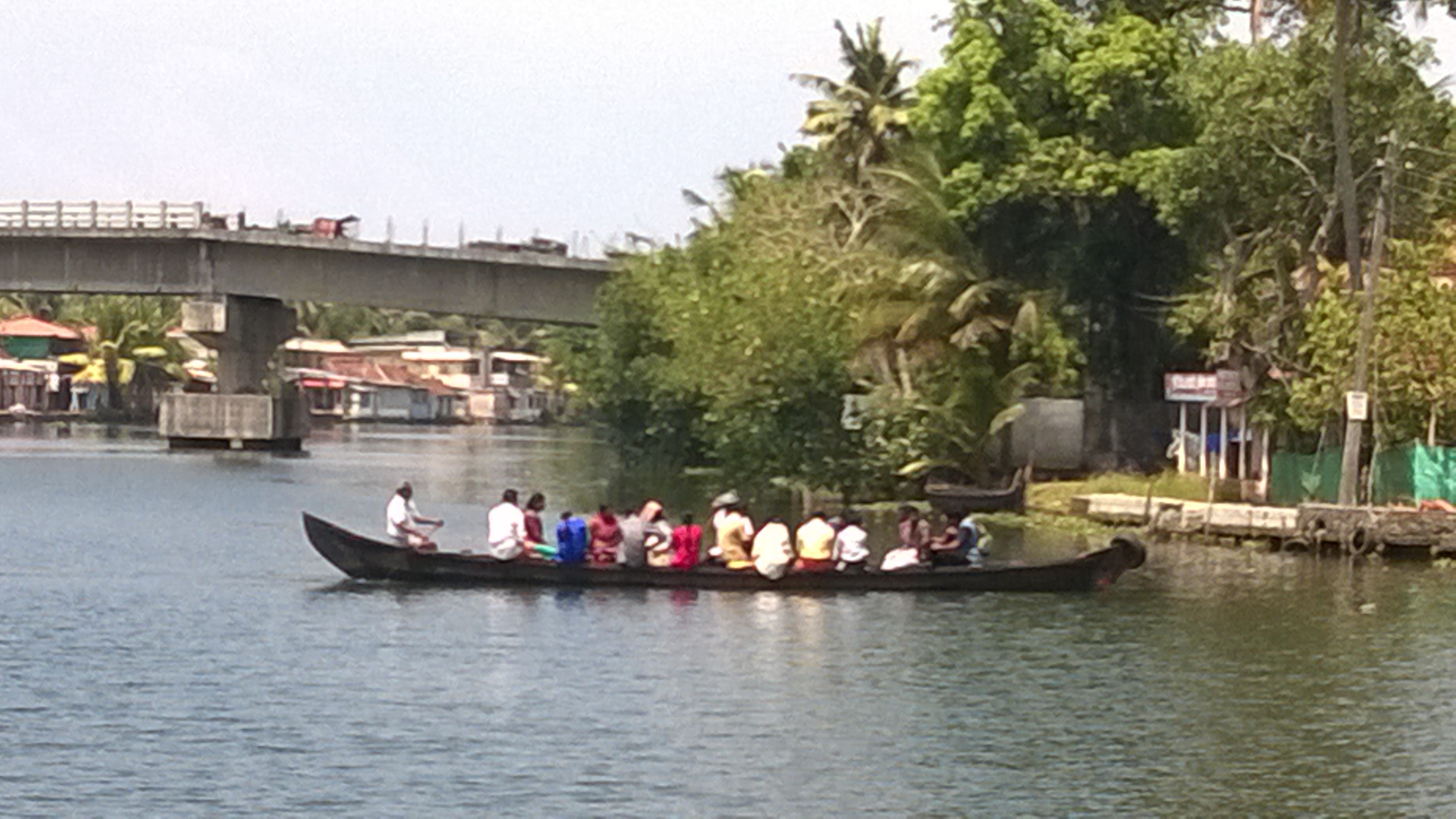 Ferrry over the backwaters