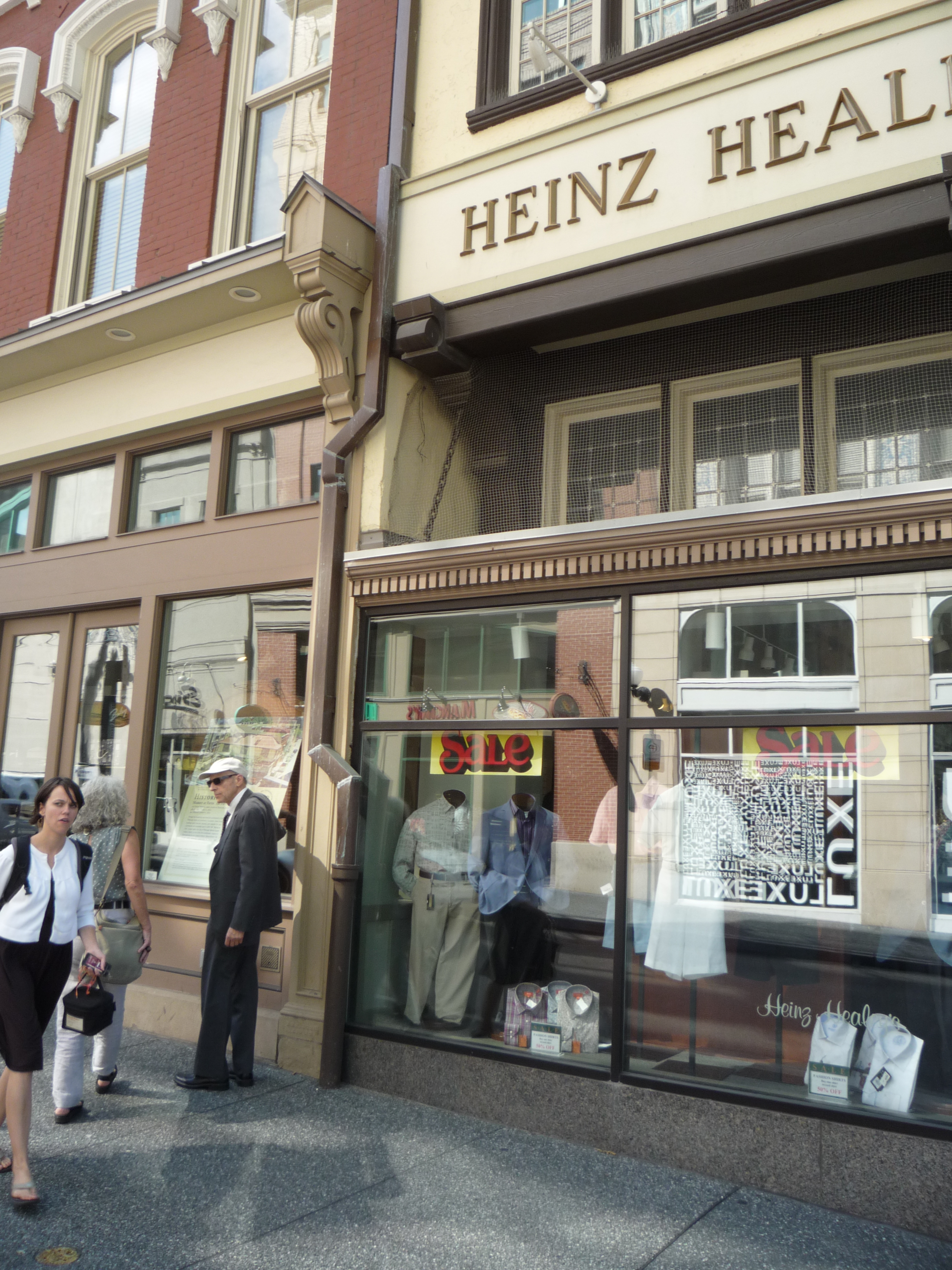 Shops with apartments above