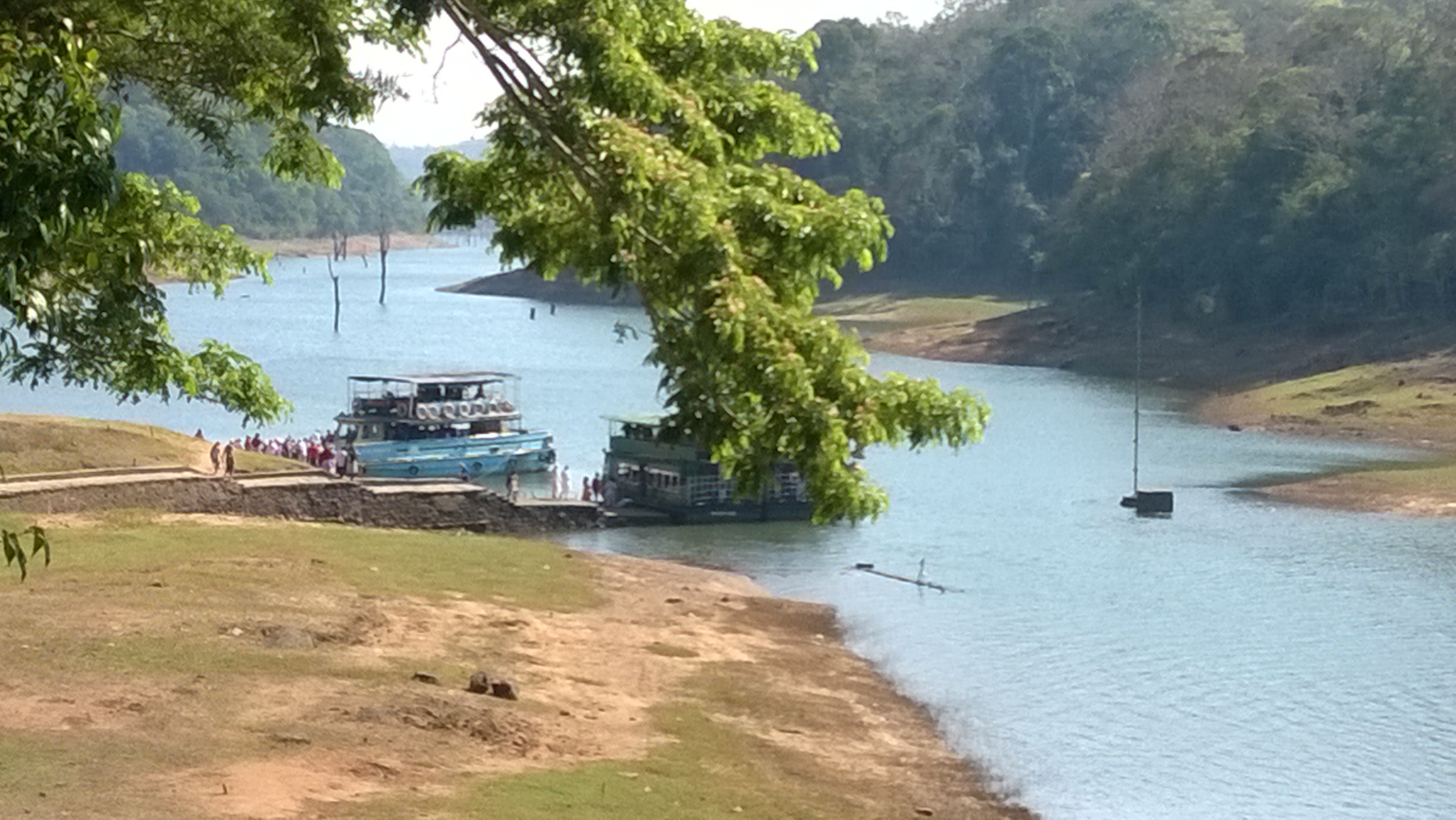 Water levels in the reservoir are low