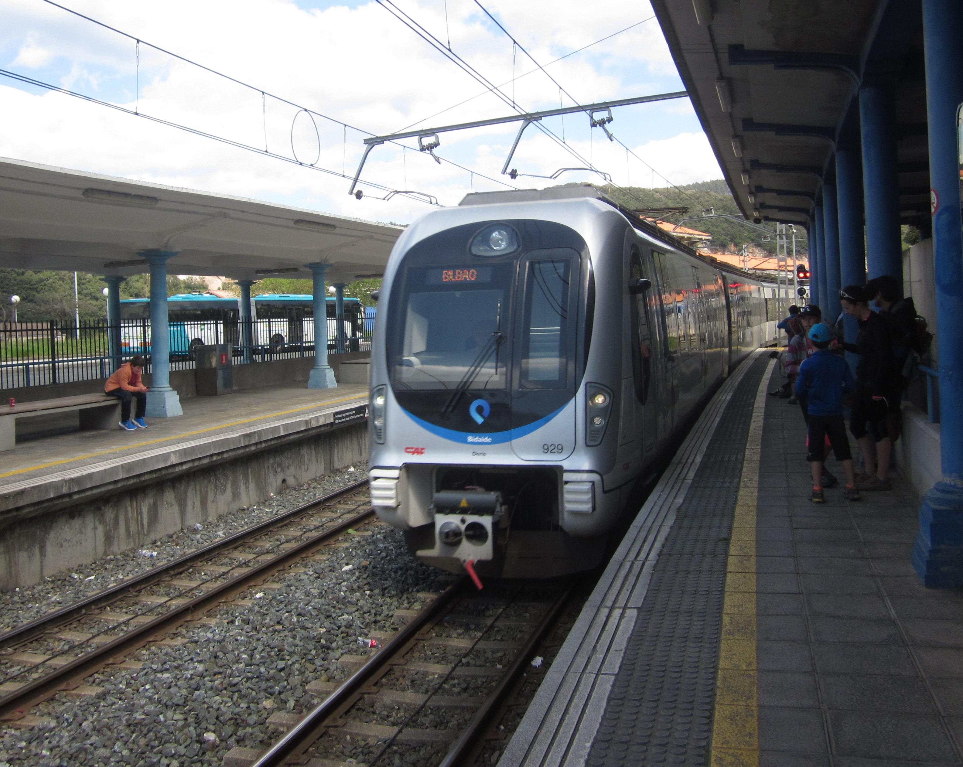 Narrow gauge electrified  train