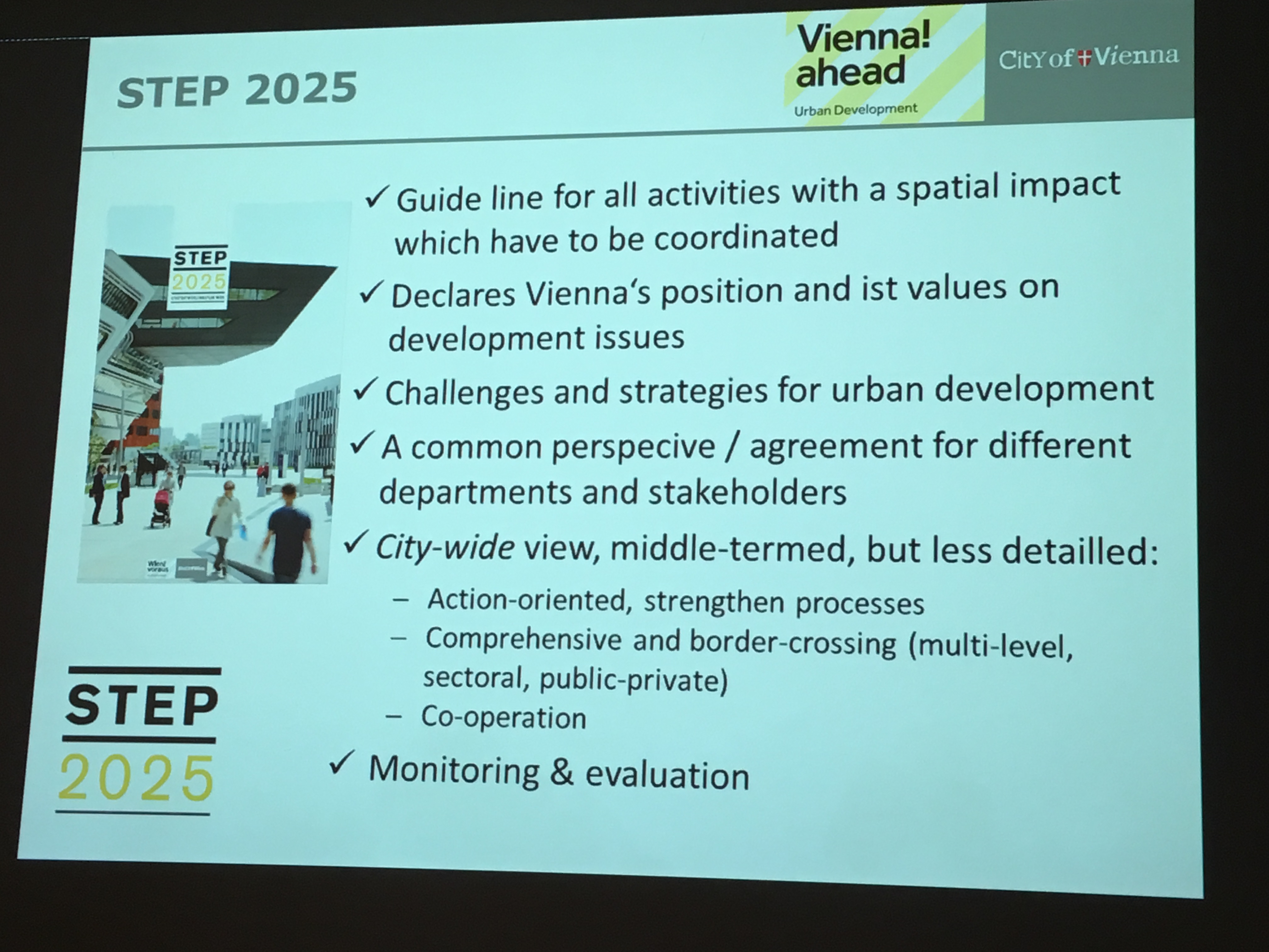 9. Planning framework