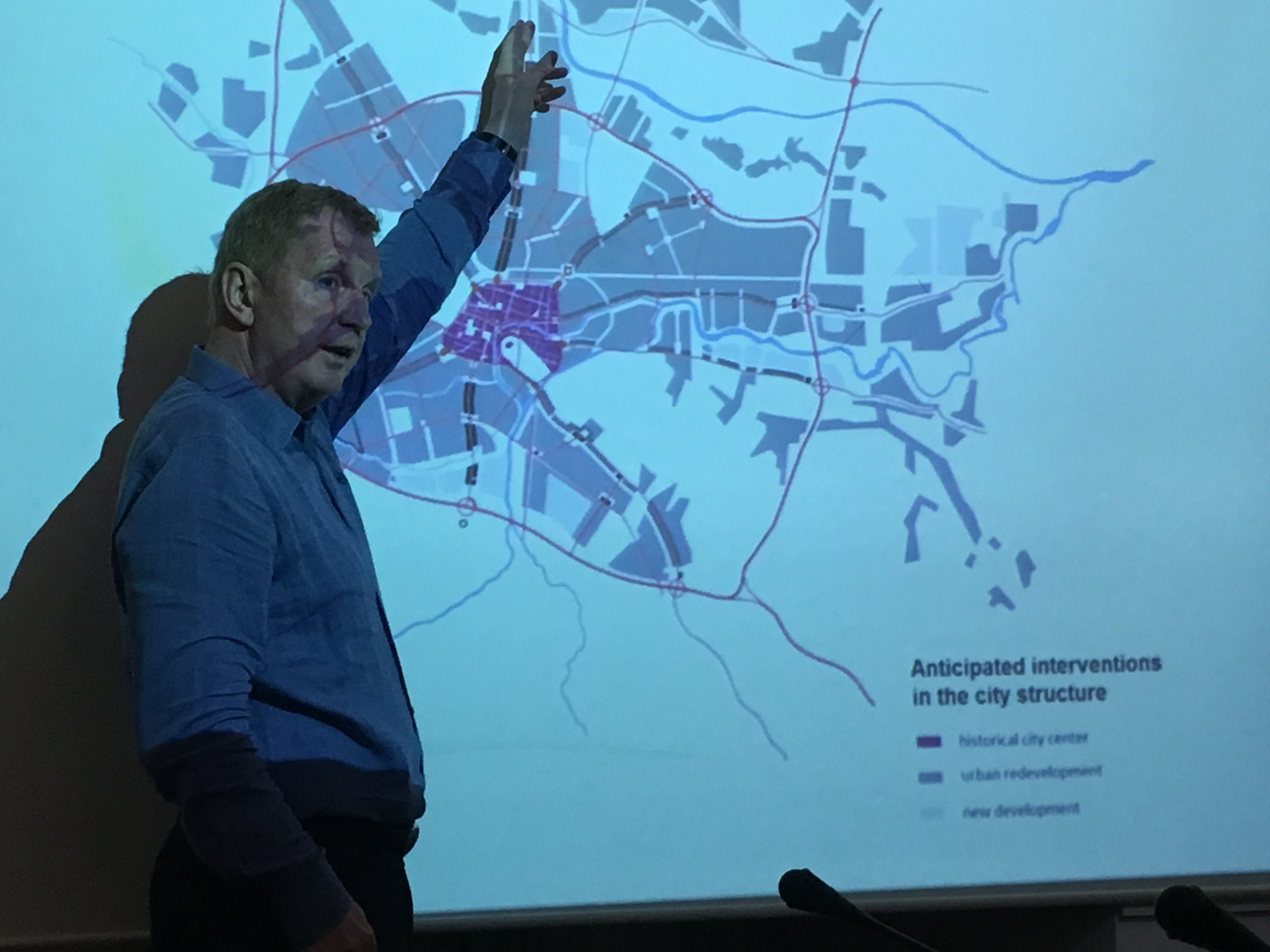 1. Miran explaining the City's plans