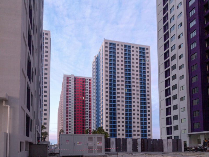 High rise buildings, India