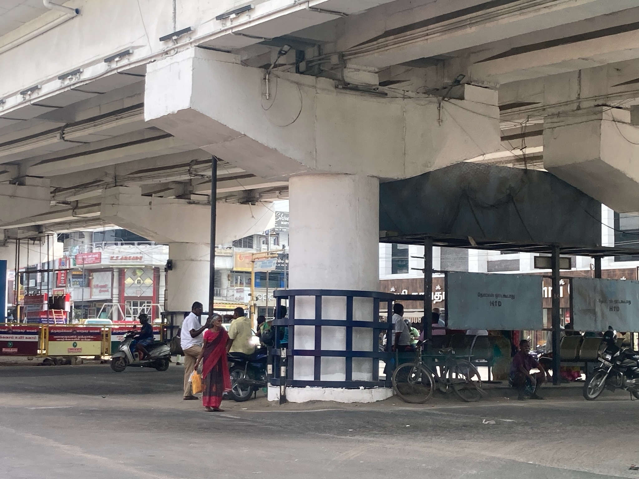 Under overpass