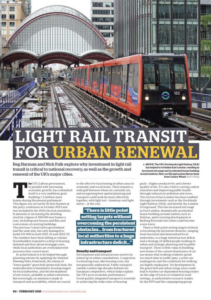 Tramways and Urban Transit