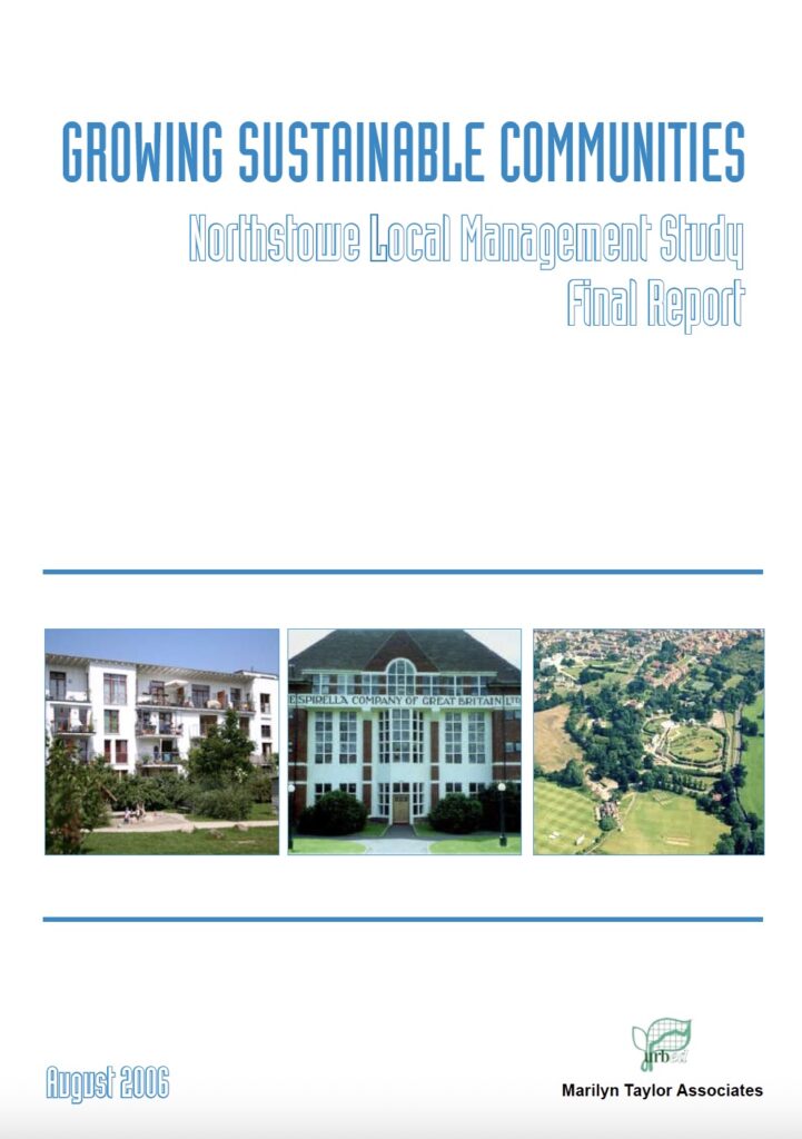 Growing Sustainable Communities: Management proposals for Northstowe, Cambridge