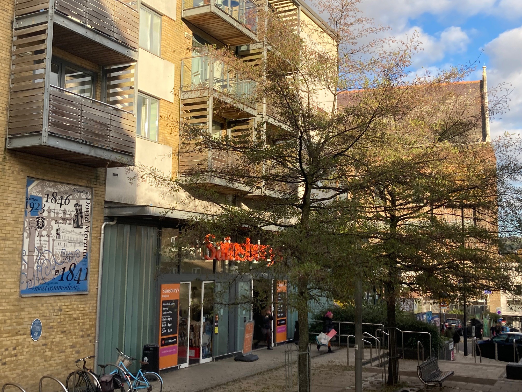 Flats above Sainsbury's in Brighton's New England Quarter