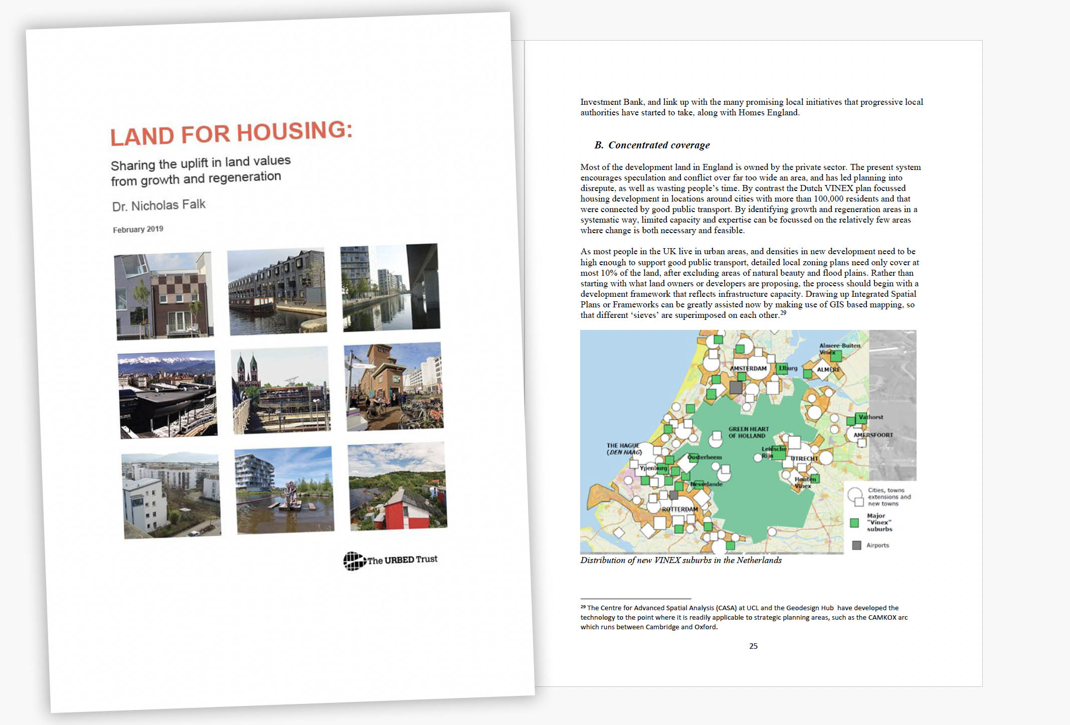 Cover and preview of 'Land for Housing', 2019